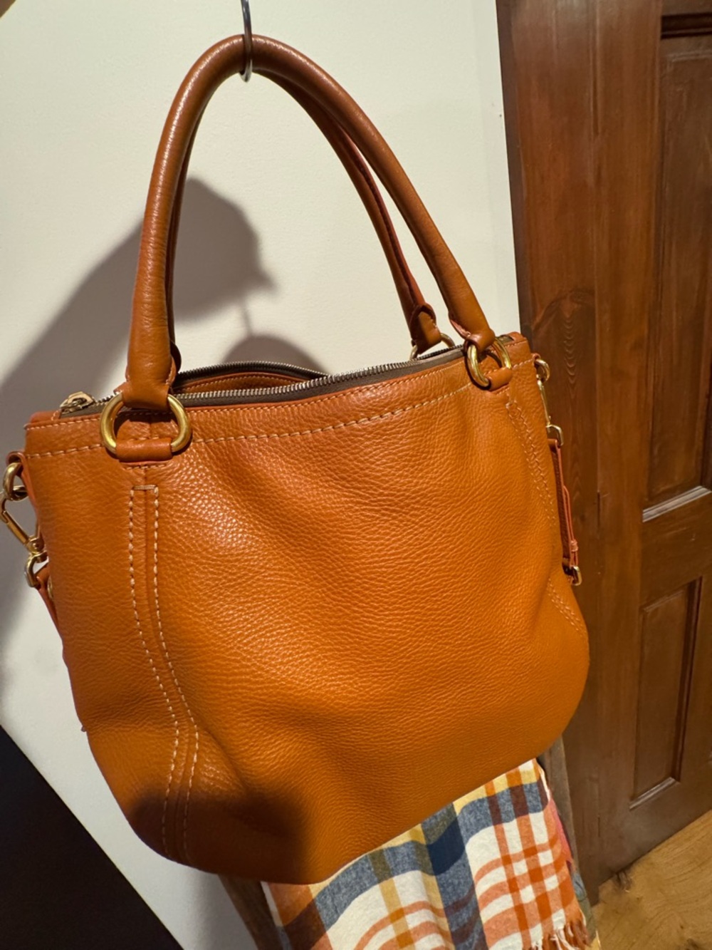 Prada Vitello Daino Leather Satchel Shoulder Bag - Picture 6 of 15